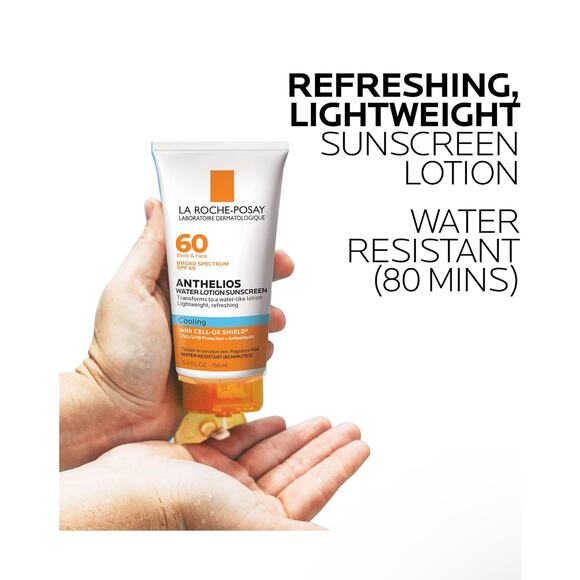 La Roche-Posay Anthelios Melt-In Milk Sunscreen 60 SPF Body 7 Face 5.0 oz - Picture 5 of 7